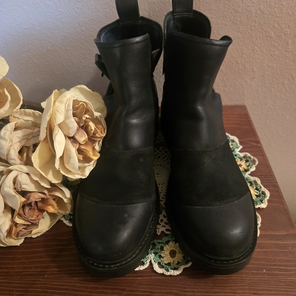 UGG Shoes - UGG Black Moto Boots